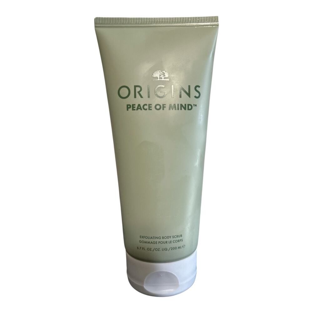 Origins Peace Of Mind Exfoliating Body Scrub 6.7 Oz/200ml NEW